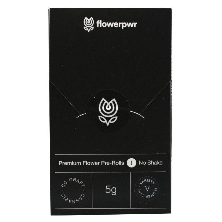 Flowerpwr – Pre-Roll Package – 5g | BC Weed Edible Canada Flowerpwr – Pre-Roll Package – 5g | BC Weed Edible Canada