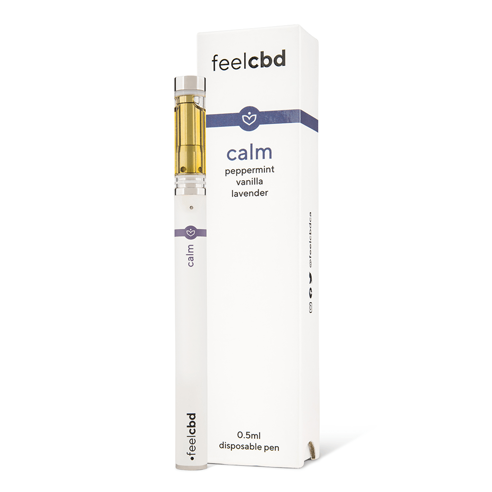 FeelCBD – Calm – Disposable CBD Vape Pen 0.5ml | BC Weed Edible Canada FeelCBD – Calm – Disposable CBD Vape Pen 0.5ml | BC Weed Edible Canada