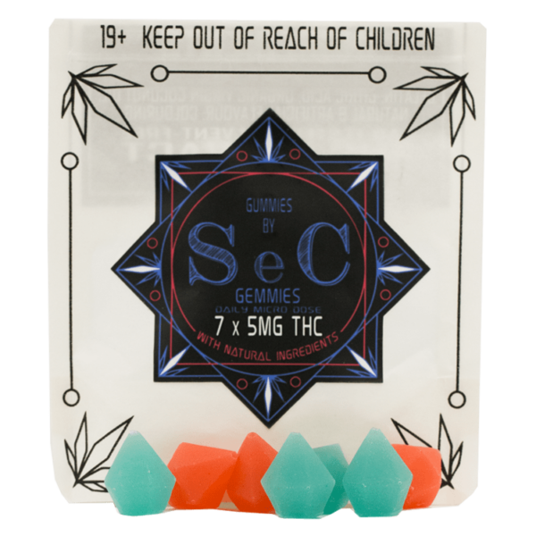 SEC – Gemmies – 35mg THC | BC Weed Edible Canada SEC – Gemmies – 35mg THC | BC Weed Edible Canada