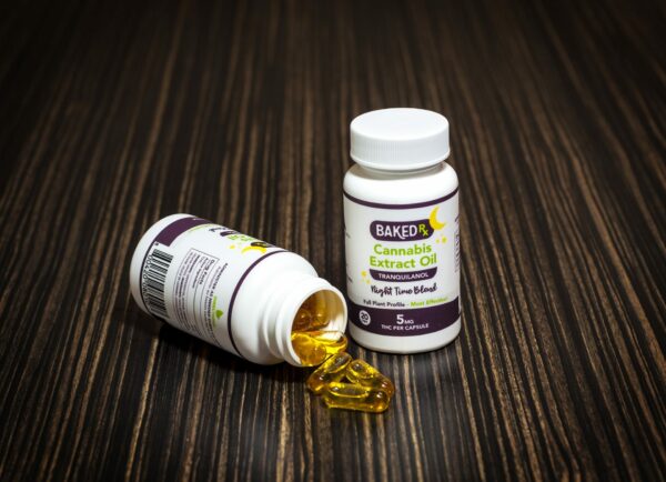 Baked Edibles – Tranquilanol (Sedative) Capsules 5mg | BC Weed Edible Canada