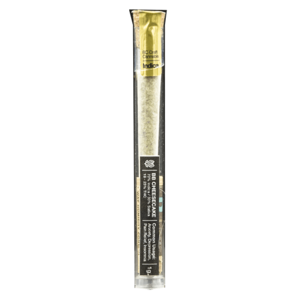 Flowerpwr – Pre-Roll – BB Cheesecake – 1g | BC Weed Edible Canada