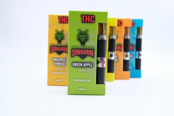 Green Samurai – Disposable Vapes – Sativa – 1ml | BC Weed Edible Canada Green Samurai – Disposable Vapes – Sativa – 1ml | BC Weed Edible Canada