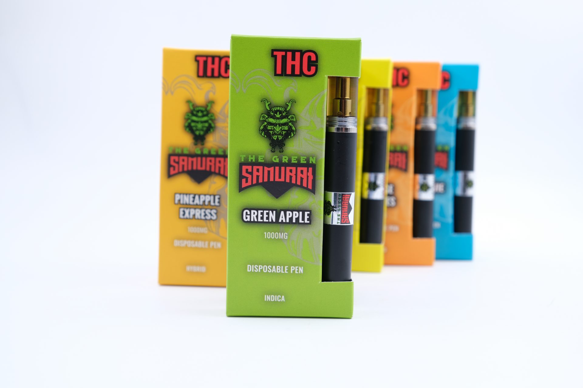 Green Samurai – Disposable Vapes – Sativa – 1ml | BC Weed Edible Canada Green Samurai – Disposable Vapes – Sativa – 1ml | BC Weed Edible Canada