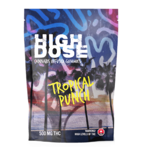 High Dose – edibles Infused Gummies – Tropical Punch – 500mg/1000mg | BC Weed Edible Canada High Dose – edibles Infused Gummies – Tropical Punch – 500mg/1000mg | BC Weed Edible Canada
